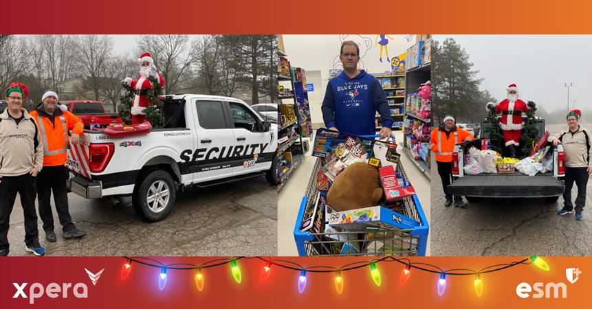Xpera/ESM team members support LCA Annual Food and Toy Drive